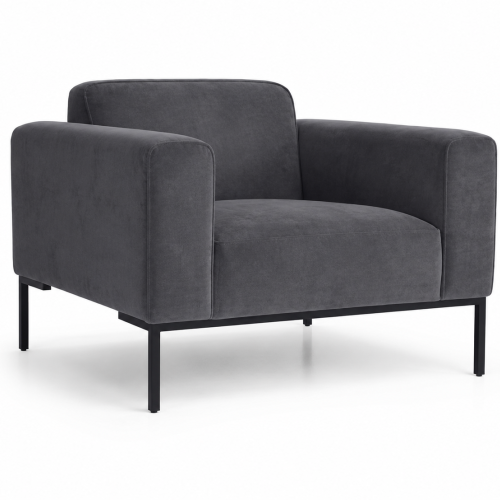 Isabelle Dark Velvet Armchair