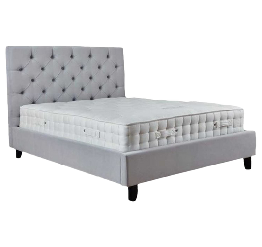 Mayfair Light Grey Bed