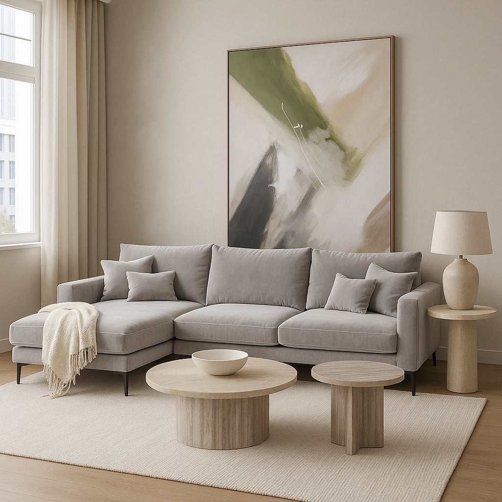 Daniel Corner Sofa LHF Velvet