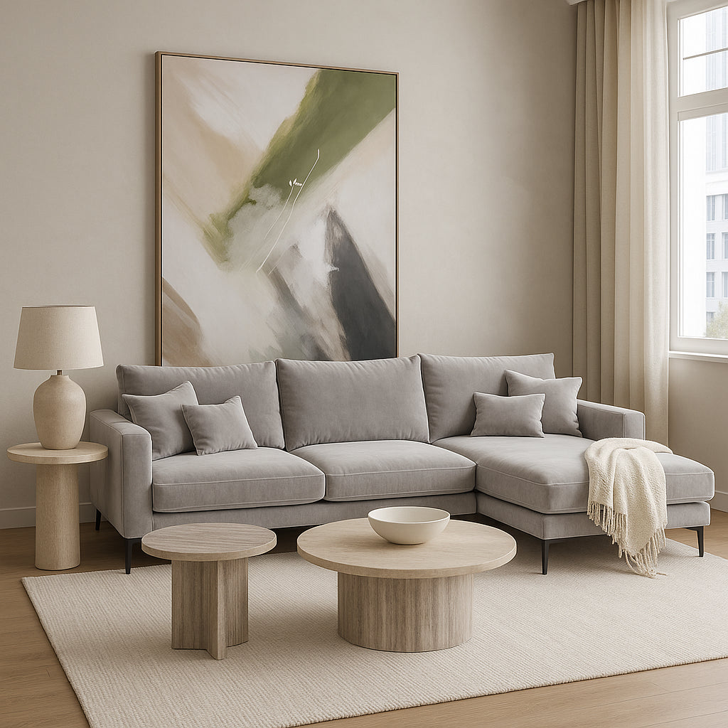 Daniel Corner Sofa RHF Velvet