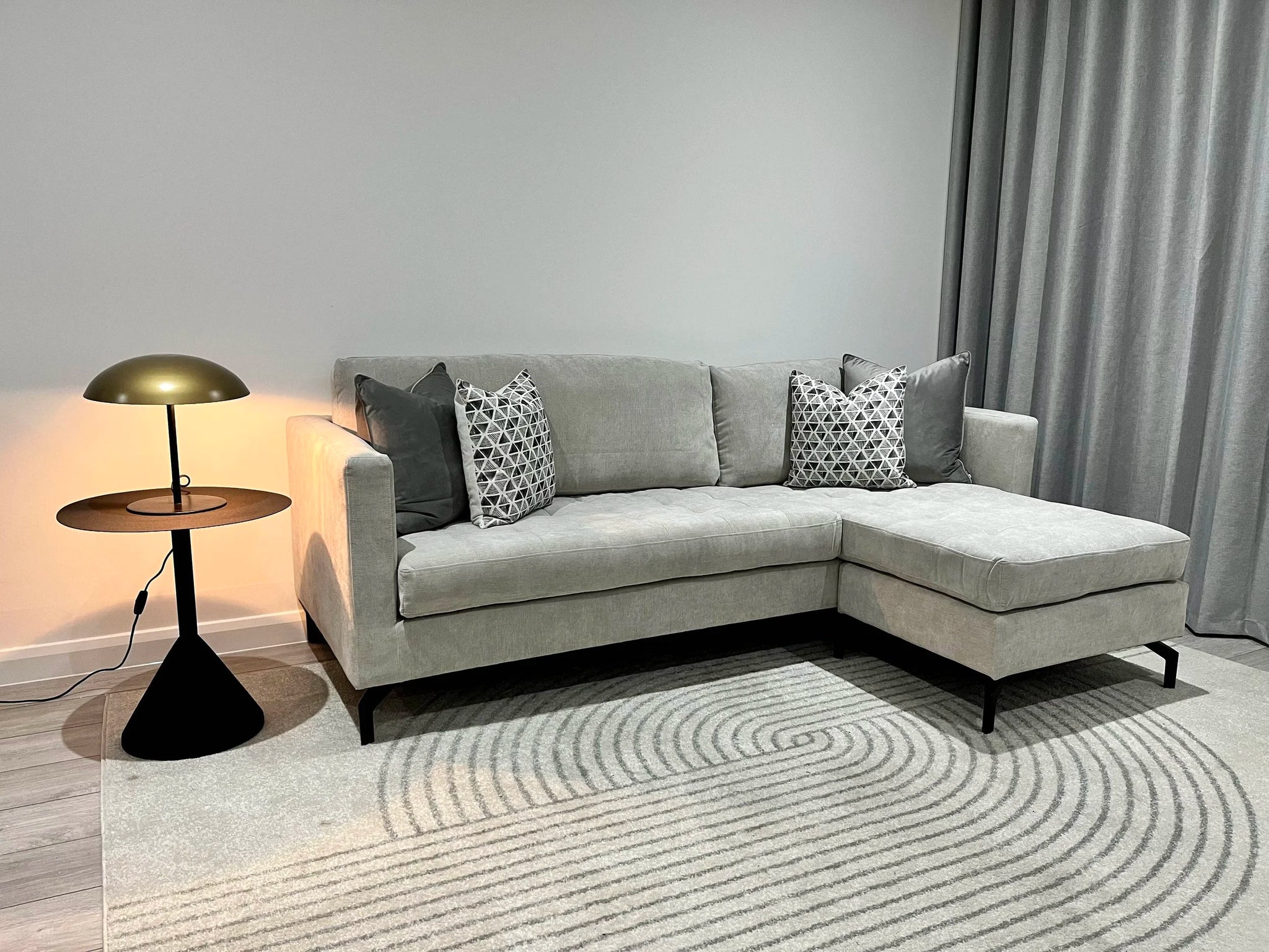 Grey & Ivory Cushion Set