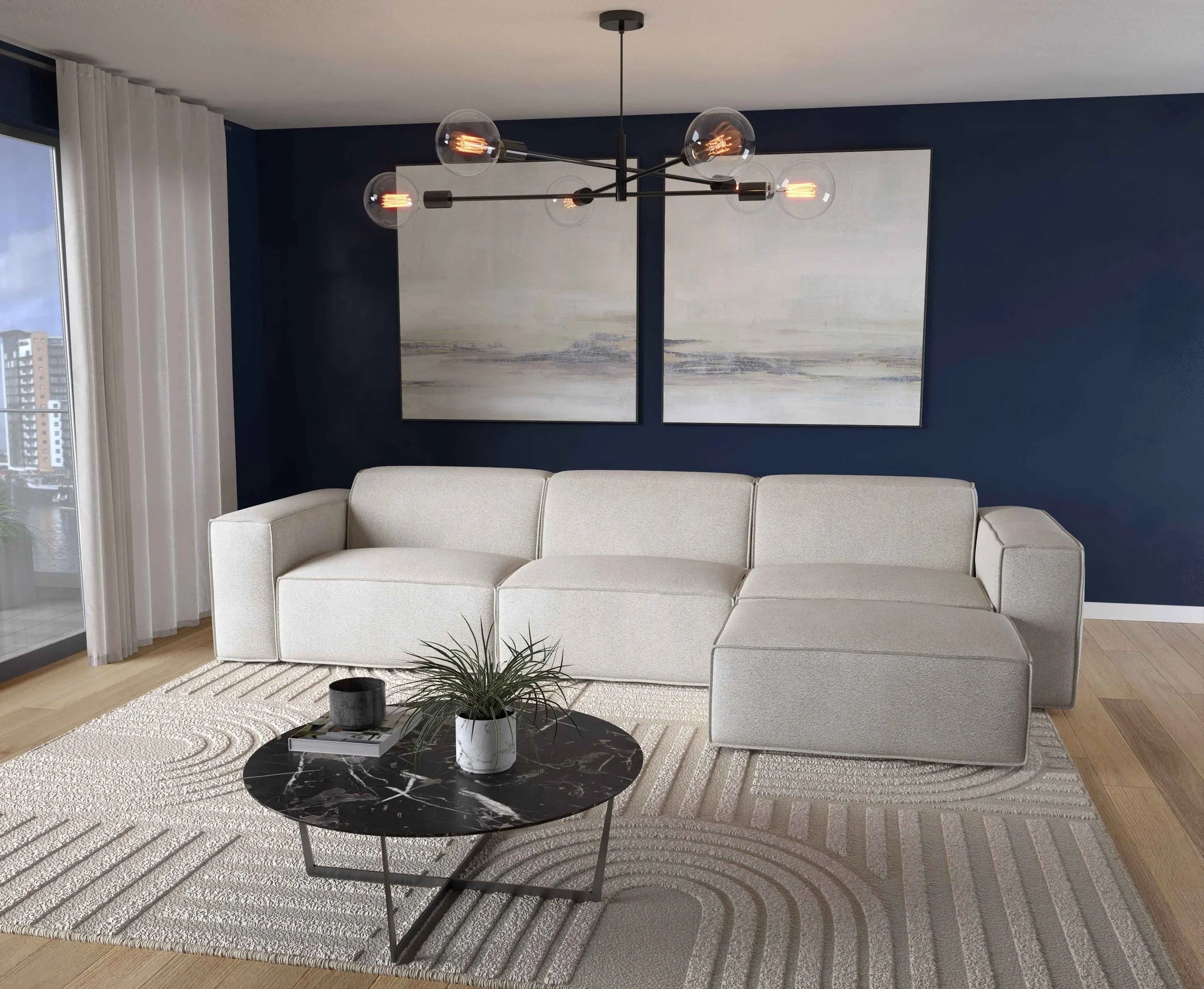 Birmingham XL 3 Seater Plus Chaise