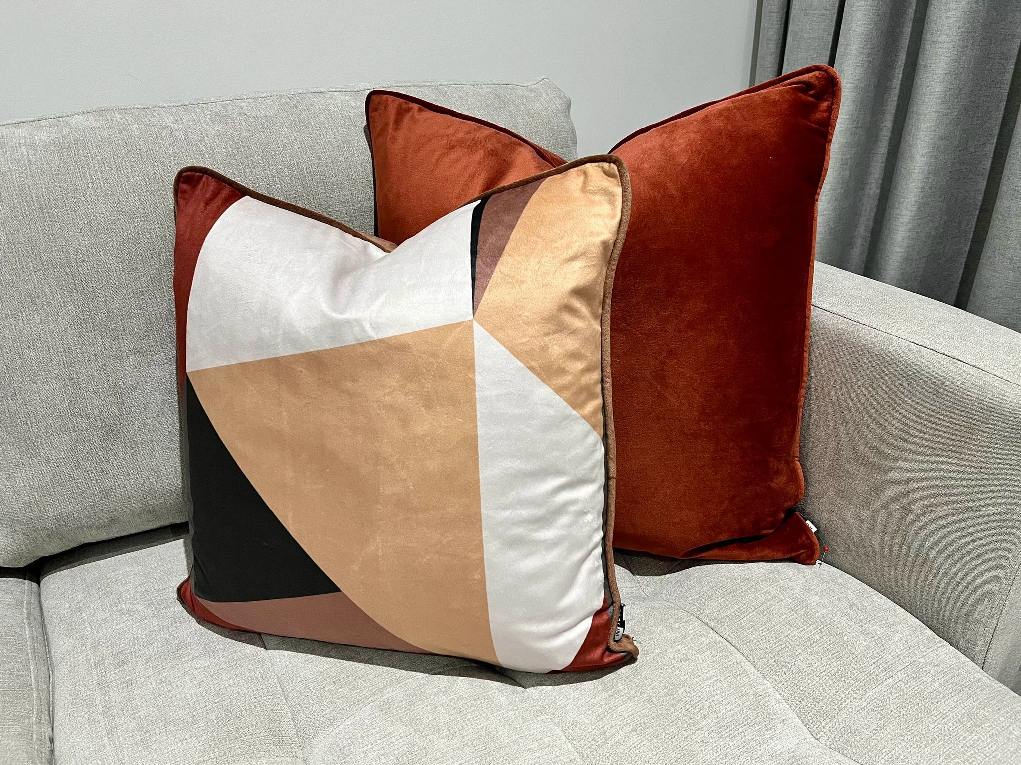 Burnt Orange Cushion Set