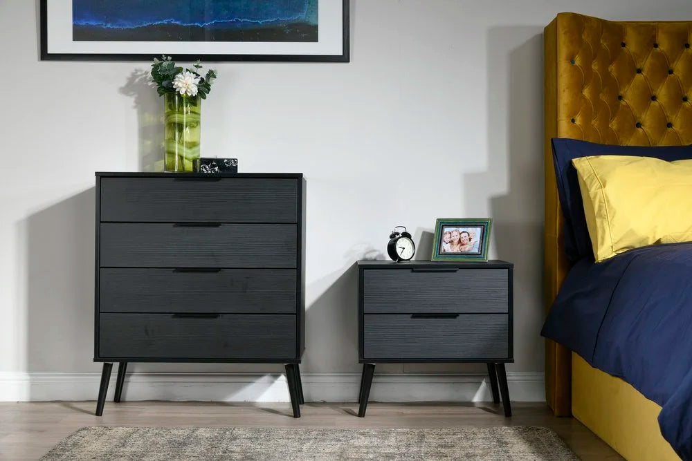 Windsor Black Bedside