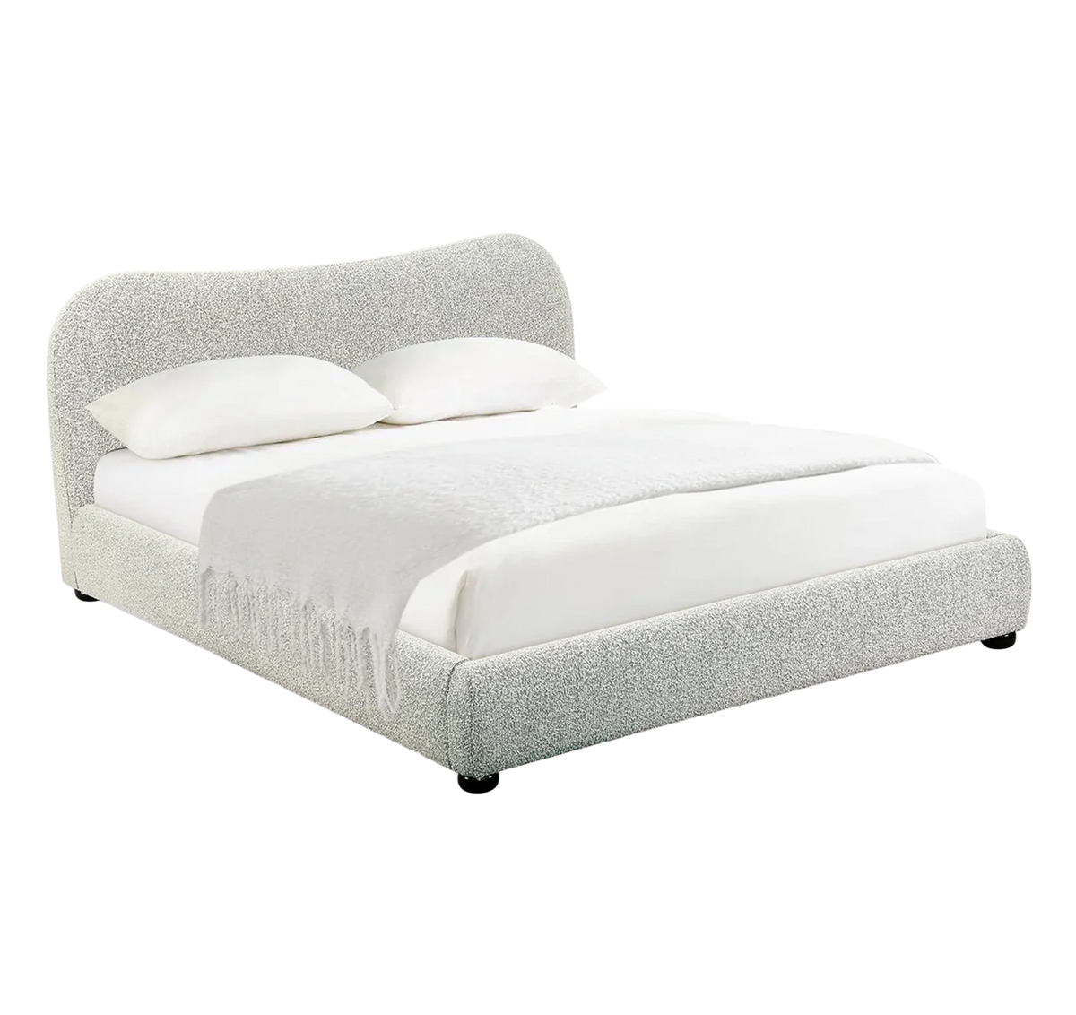 Paloma Boucle Bed | Kingsley Interiors