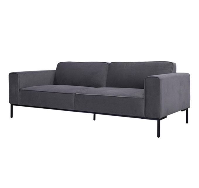 Isabelle Velvet 3 Seater