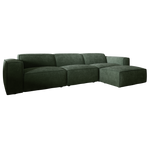 Birmingham XL 3 Seater Plus Chaise Green